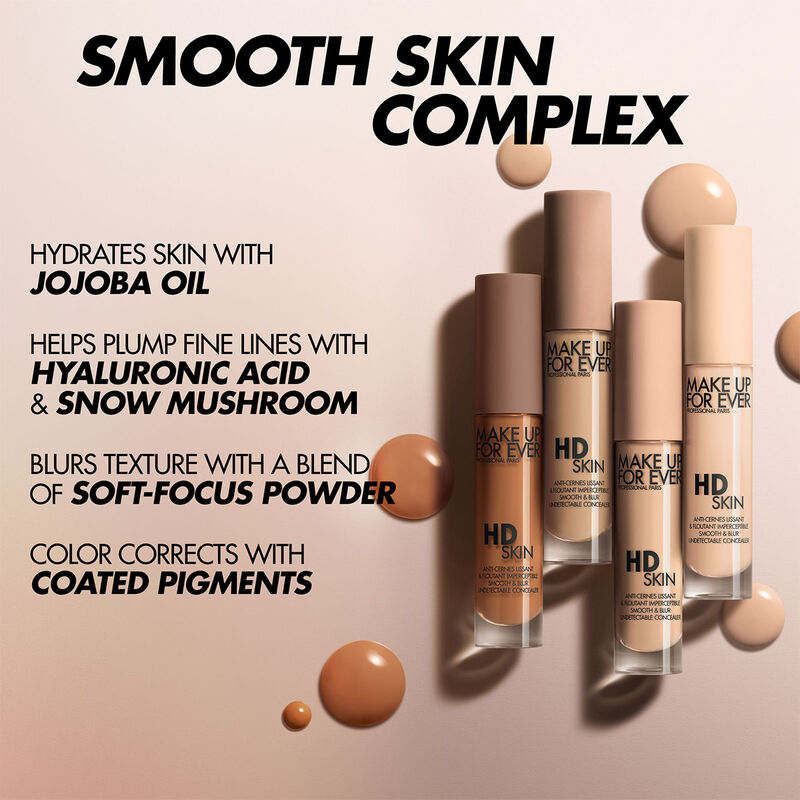 HD SKIN CONCEALER - Buildable concealer: smoothing & blurring effect